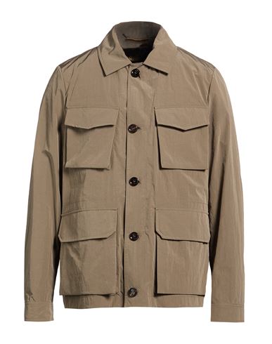 Man Jacket Khaki Size 38 Polyester, Polyamide, Cotton
