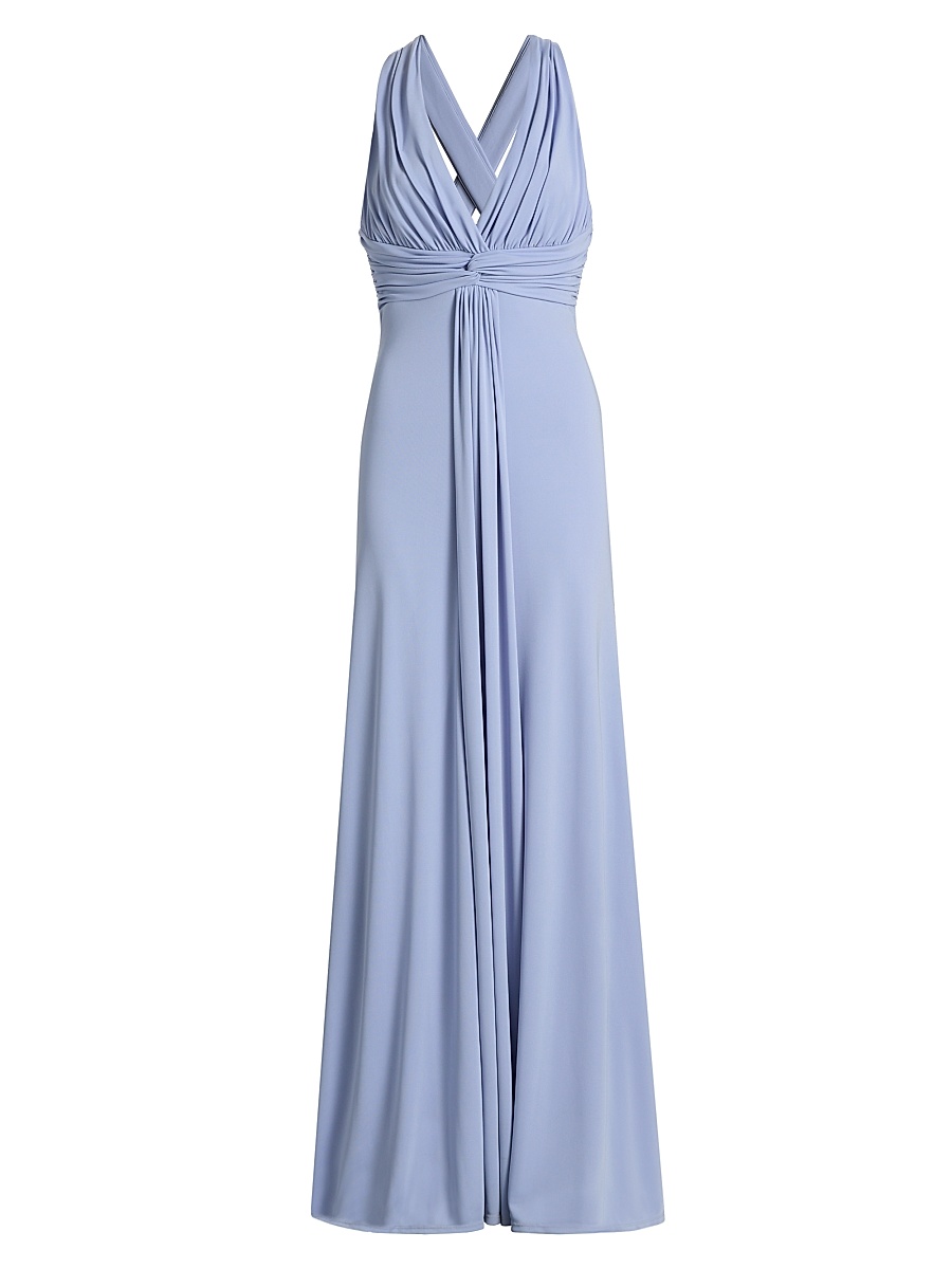 Women's Gertie Pleated A-Line Gown - Twilight Mist