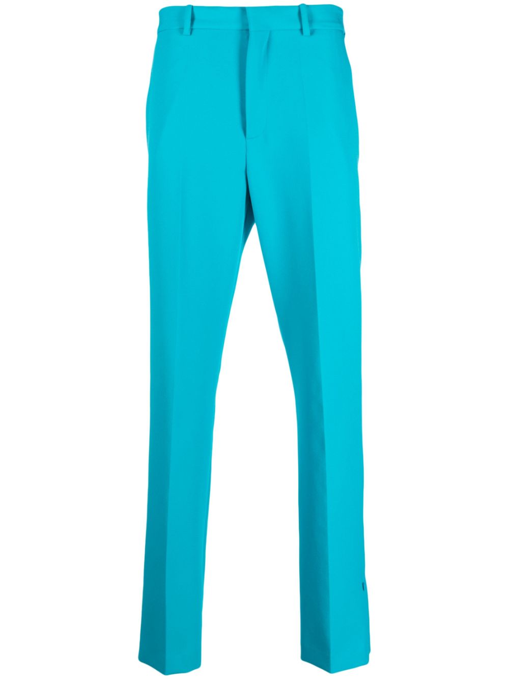 High-waisted tapered trousers - Blue