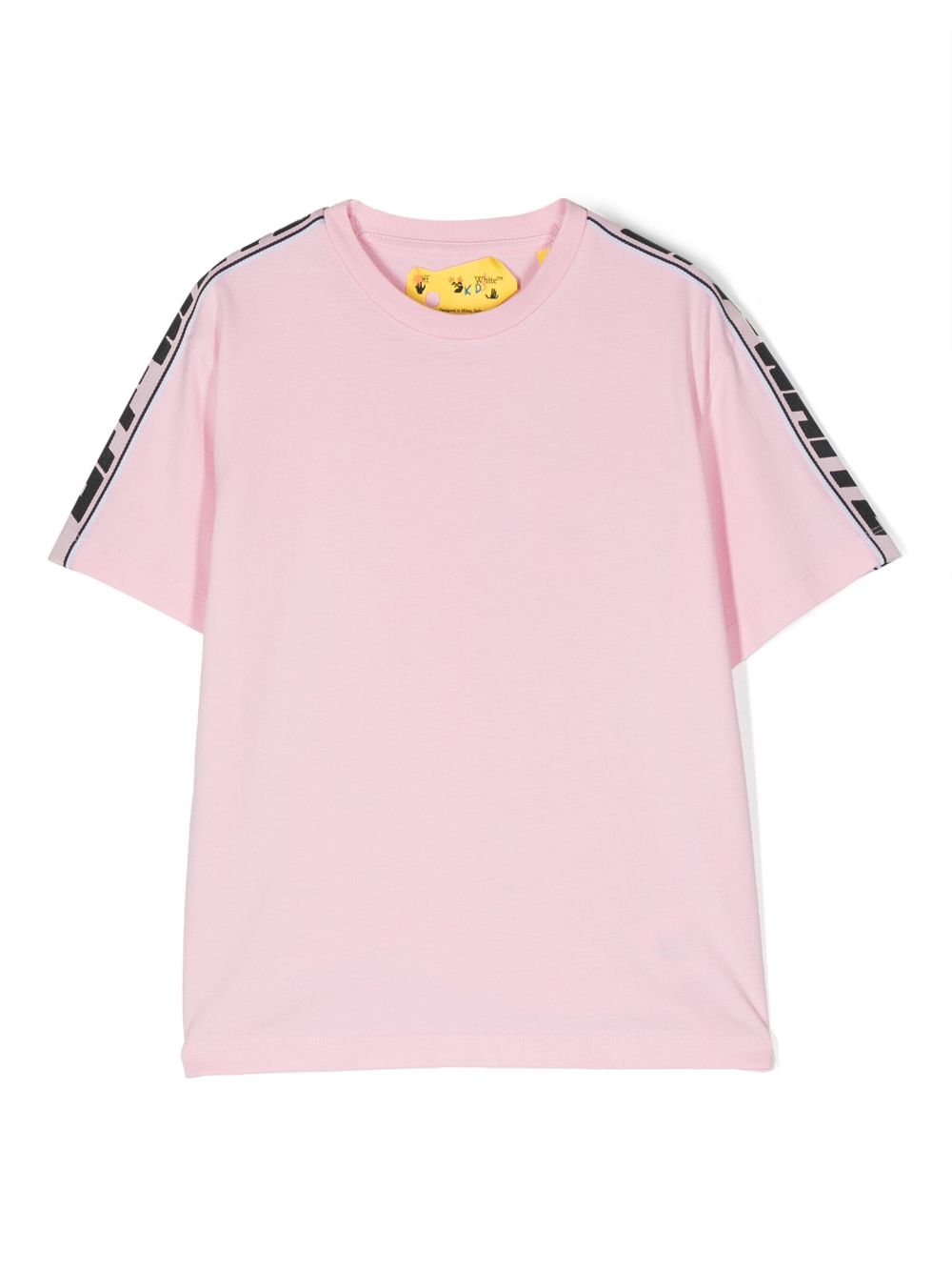 Logo-print cotton T-shirt - Pink