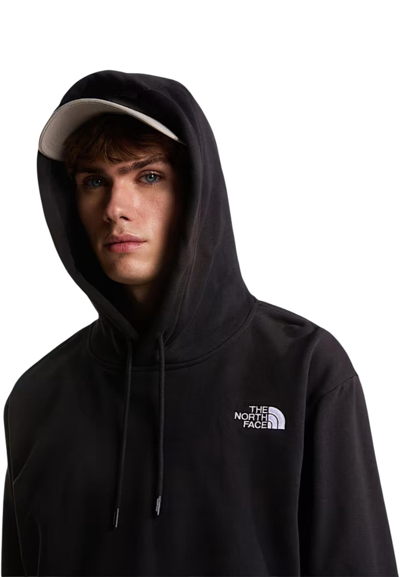 Black Logo Regular Hoodie
