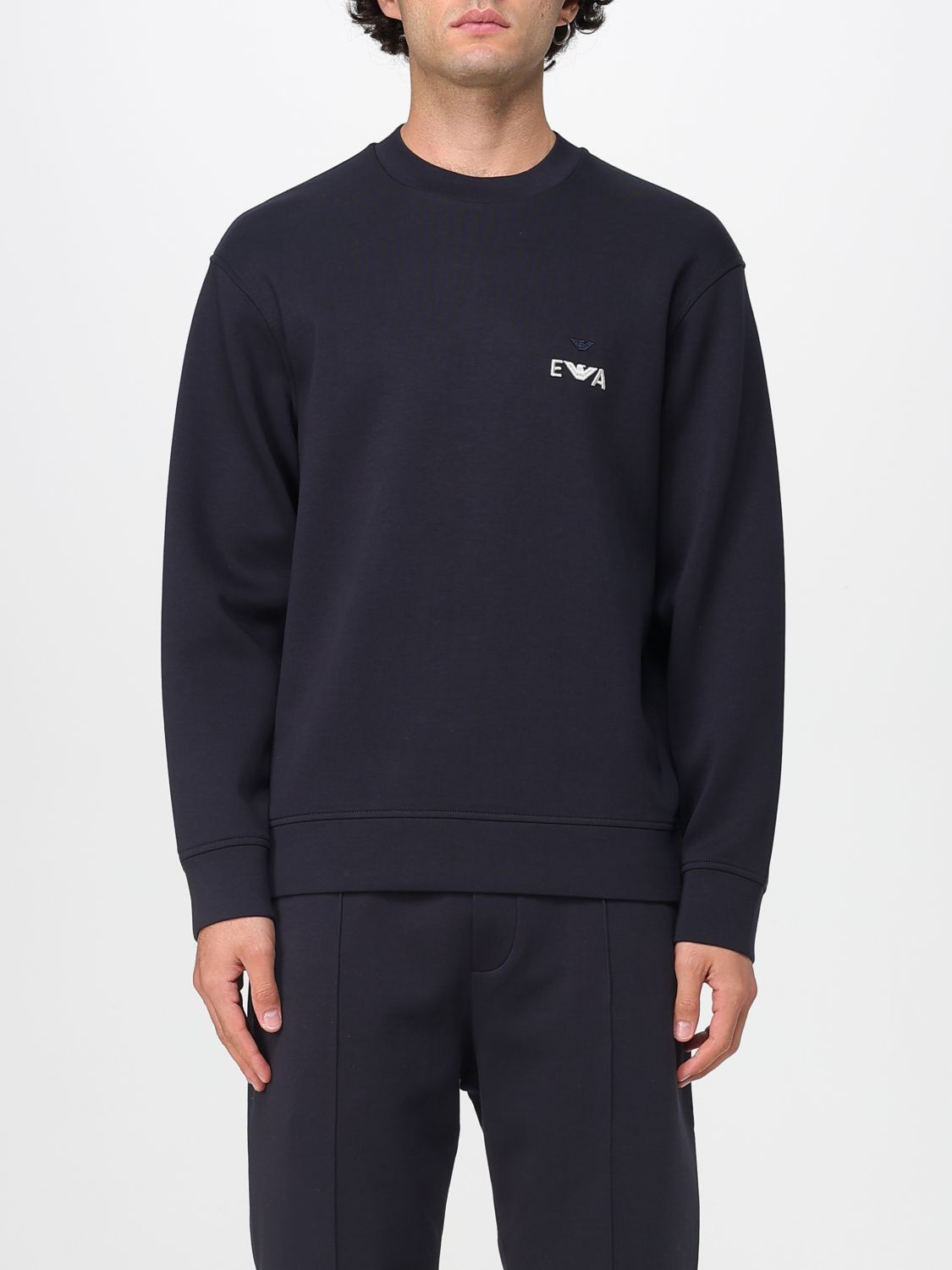 Sweatshirt Men color Blue