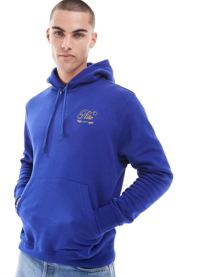 Club festive hoodie in dark blue