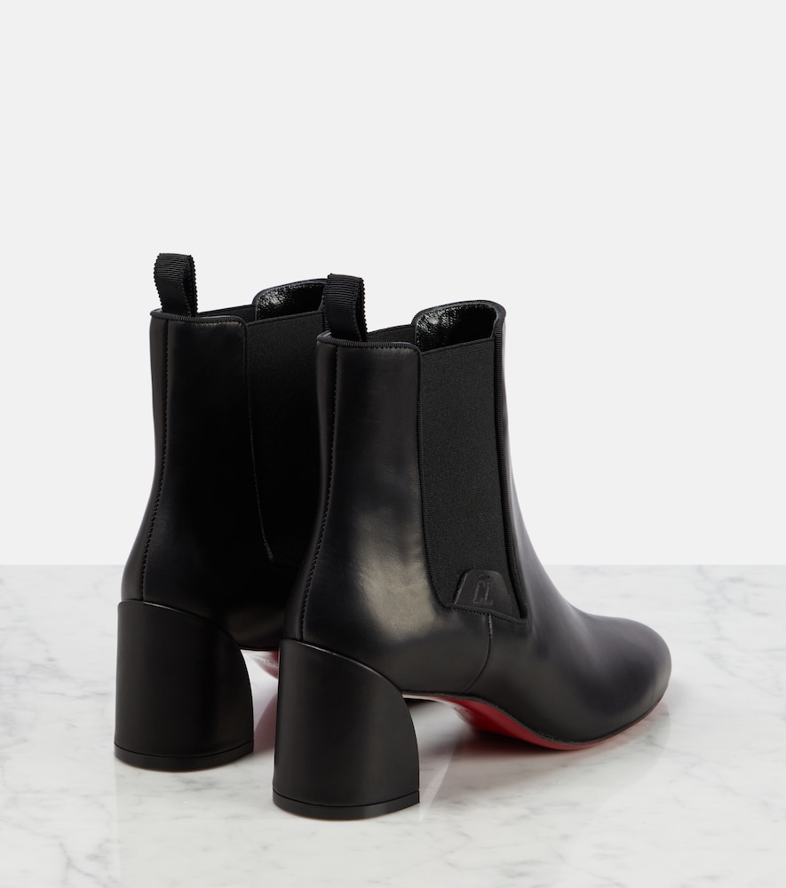 Turelastic leather ankle boots