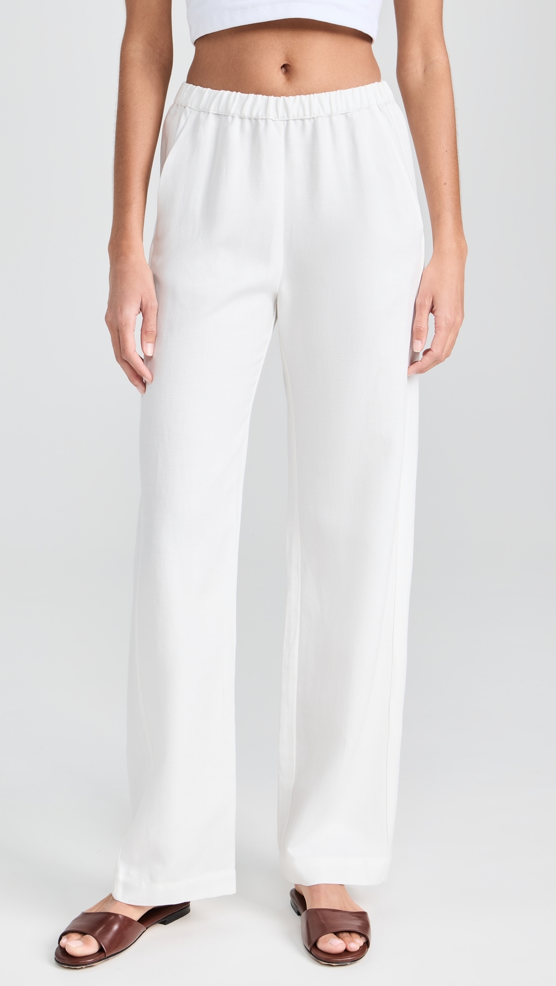 Twill Everywhere Pants Off White