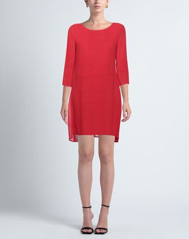 Woman Mini dress Red Size 4 Polyester
