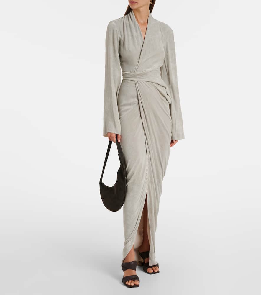Wrap maxi dress