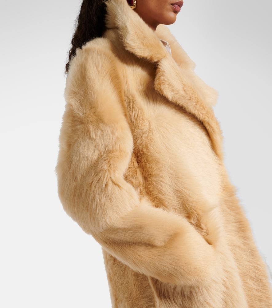 Evita Long shearling coat