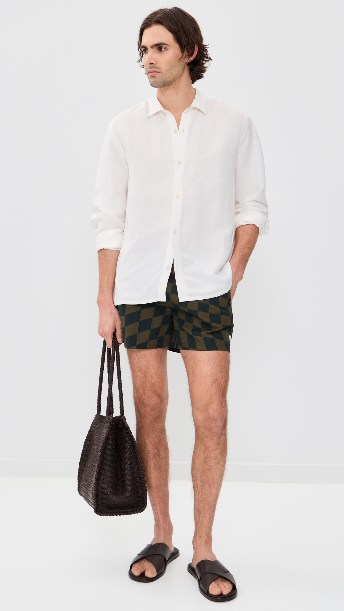 Printed Sebastian Swim Trunks