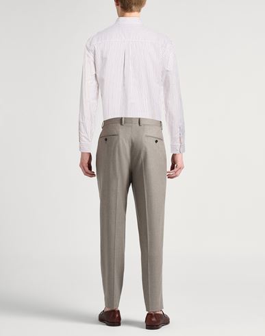 Man Shirt White Size M Cotton, Linen