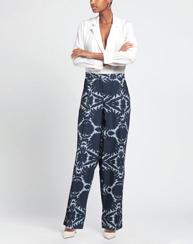 Woman Pants Navy Size 2 Cotton
