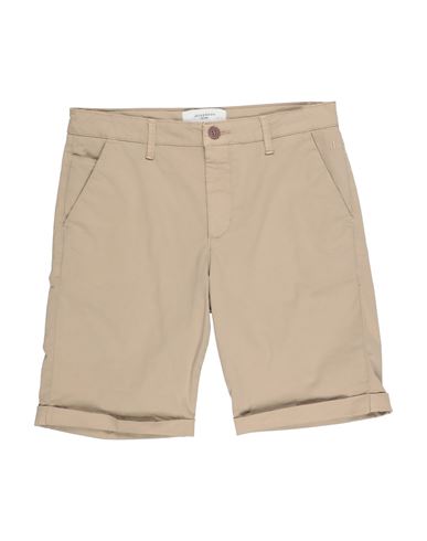 Kid Boy Shorts & Bermuda Shorts Beige Size 16 Cotton, Elastane