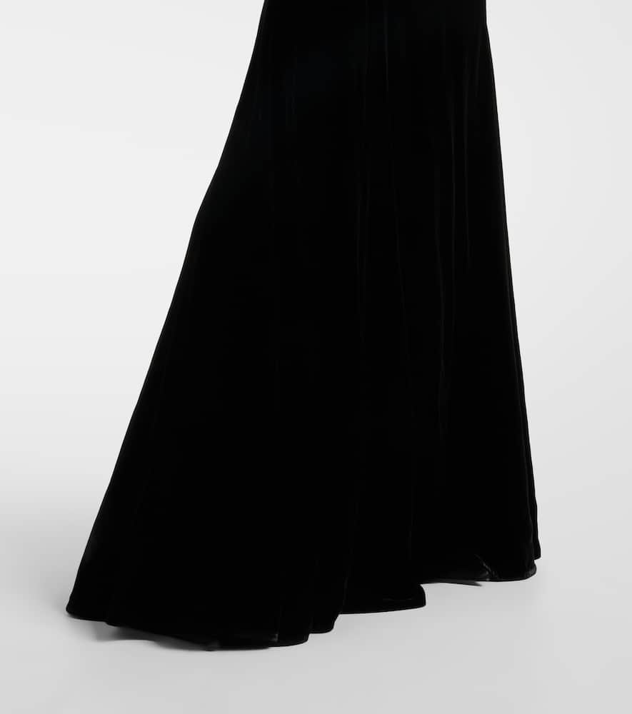 Velvet gown