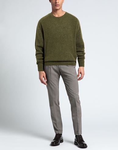 Man Sweater Military green Size 44 Alpaca wool, Merino Wool, Polyamide