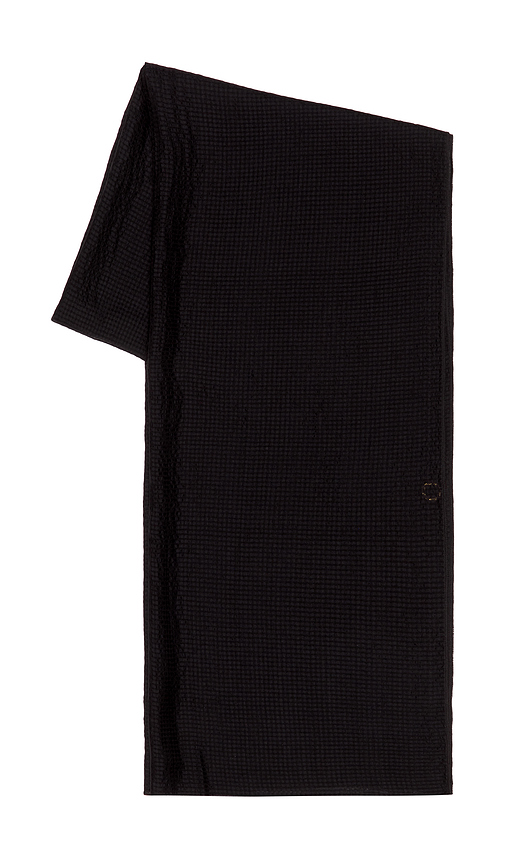 HANNE BLOCH Square Scarf Skirt in Black. a