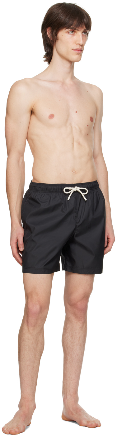 Palm Angels Black Classic Swim Shorts