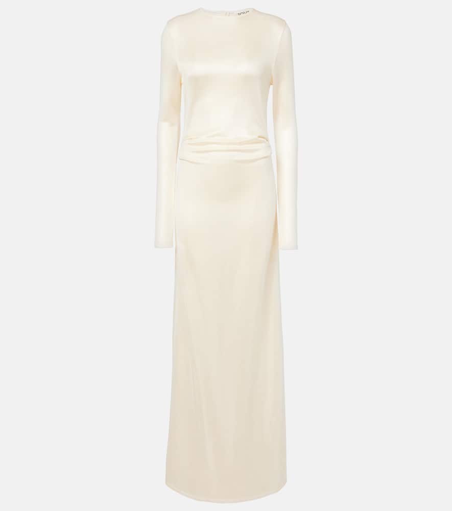 Luella draped jersey gown
