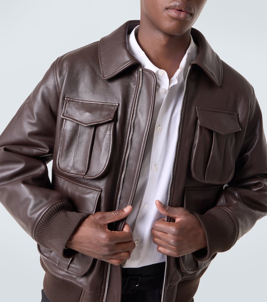 Leather jacket