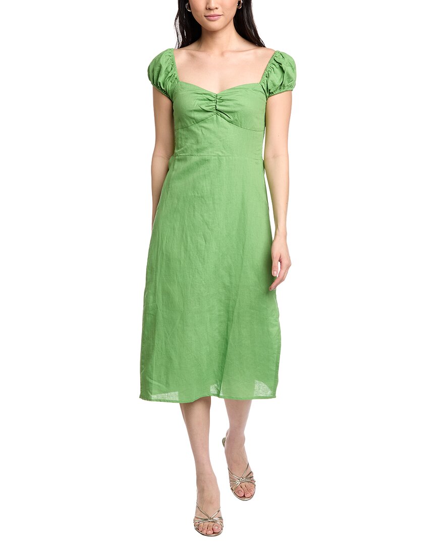 Elia Linen-Blend Midi Dress