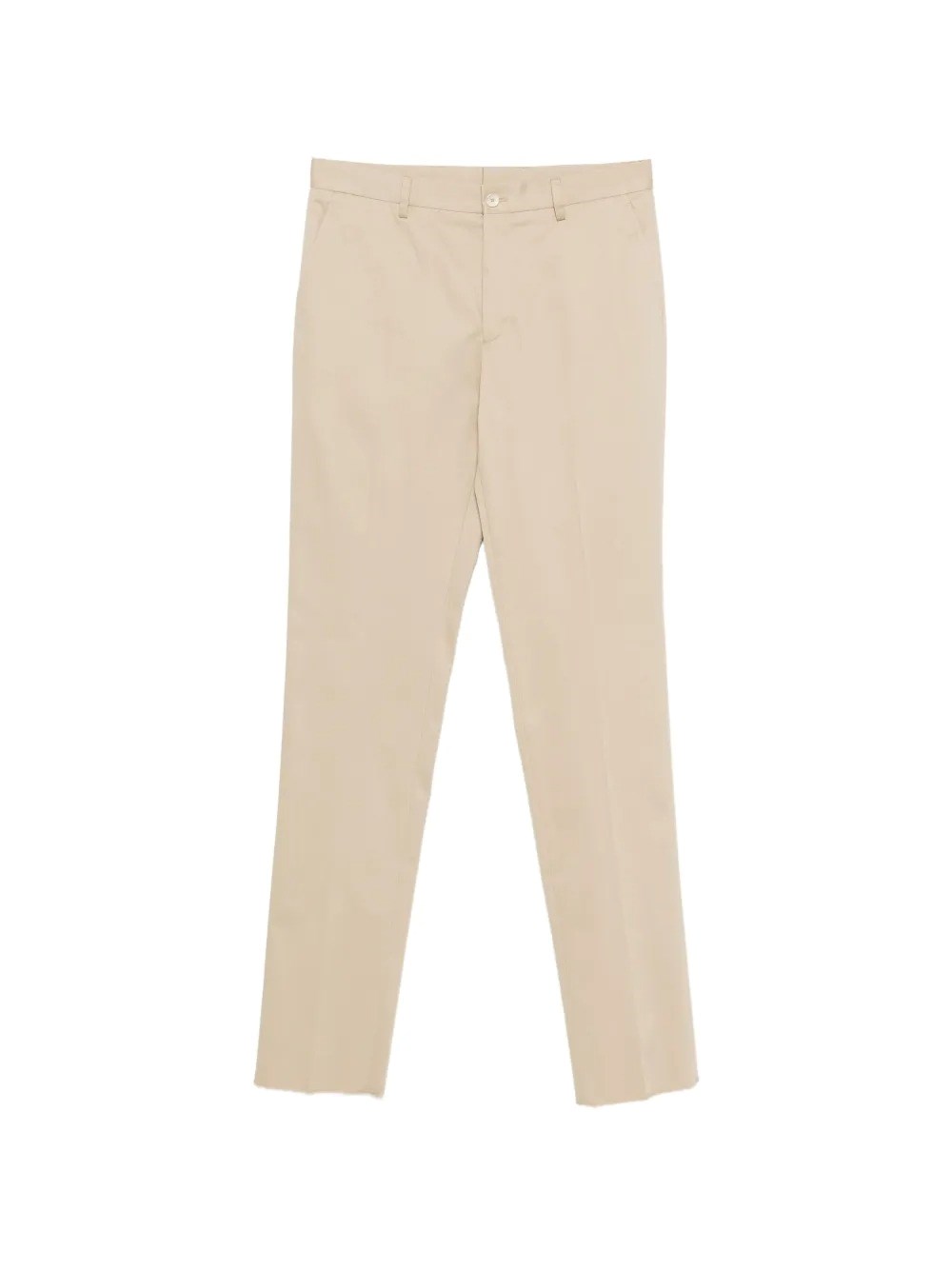 Roma Cotton Straight-Leg Trousers