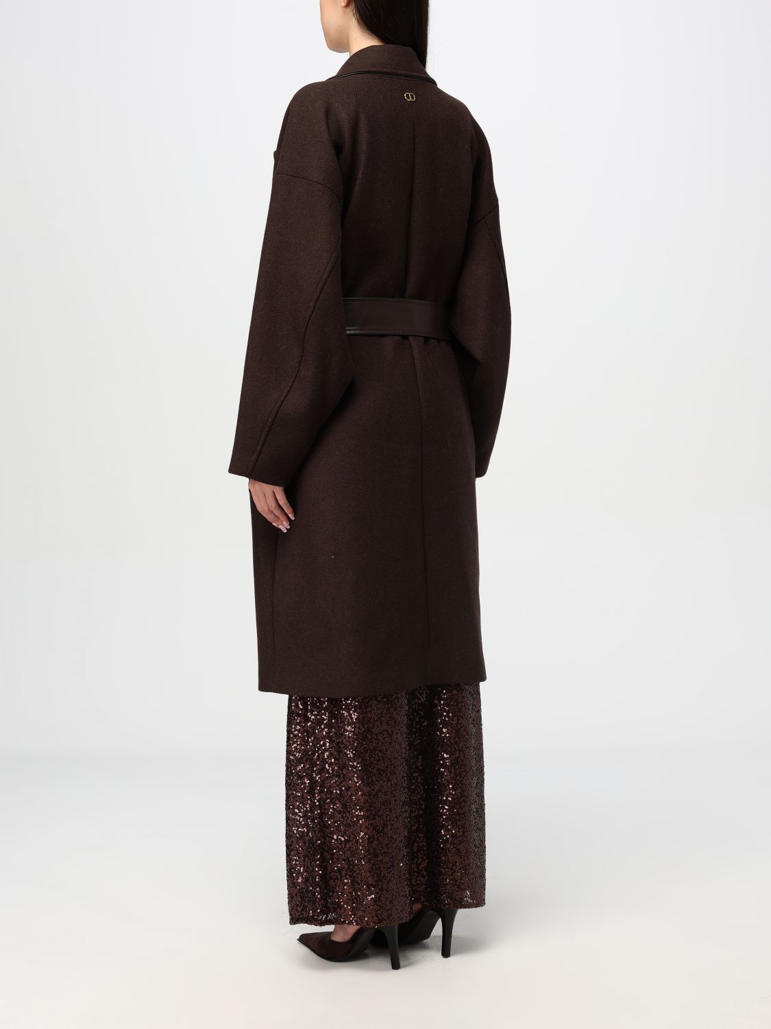 Belted coat - Brown