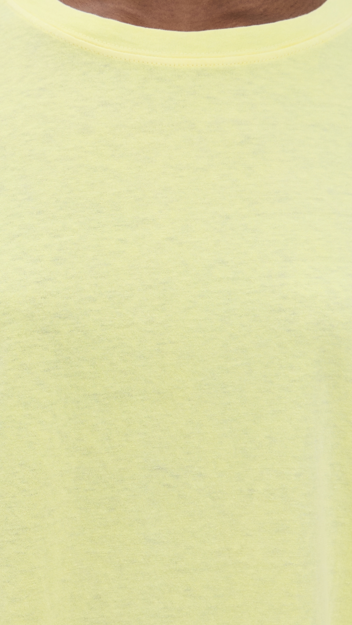 Free People Nina Tee Yellow Finch