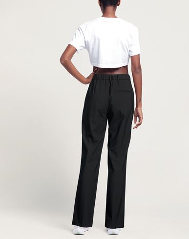 Woman Pants Black Size 4 Polyester, Virgin Wool, Elastane