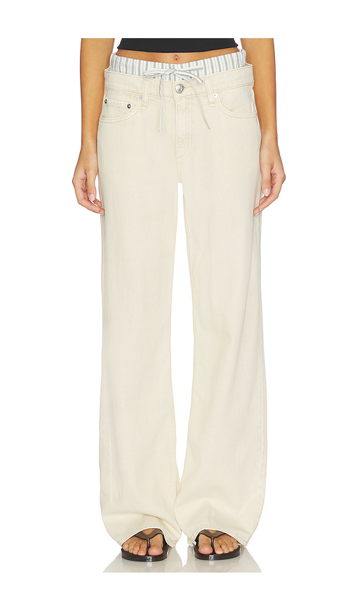Rag & Bone Saige Full Boxer Straight Jeans in Cream. 24. Also , 25, 26, 27, 28, 29, 30
