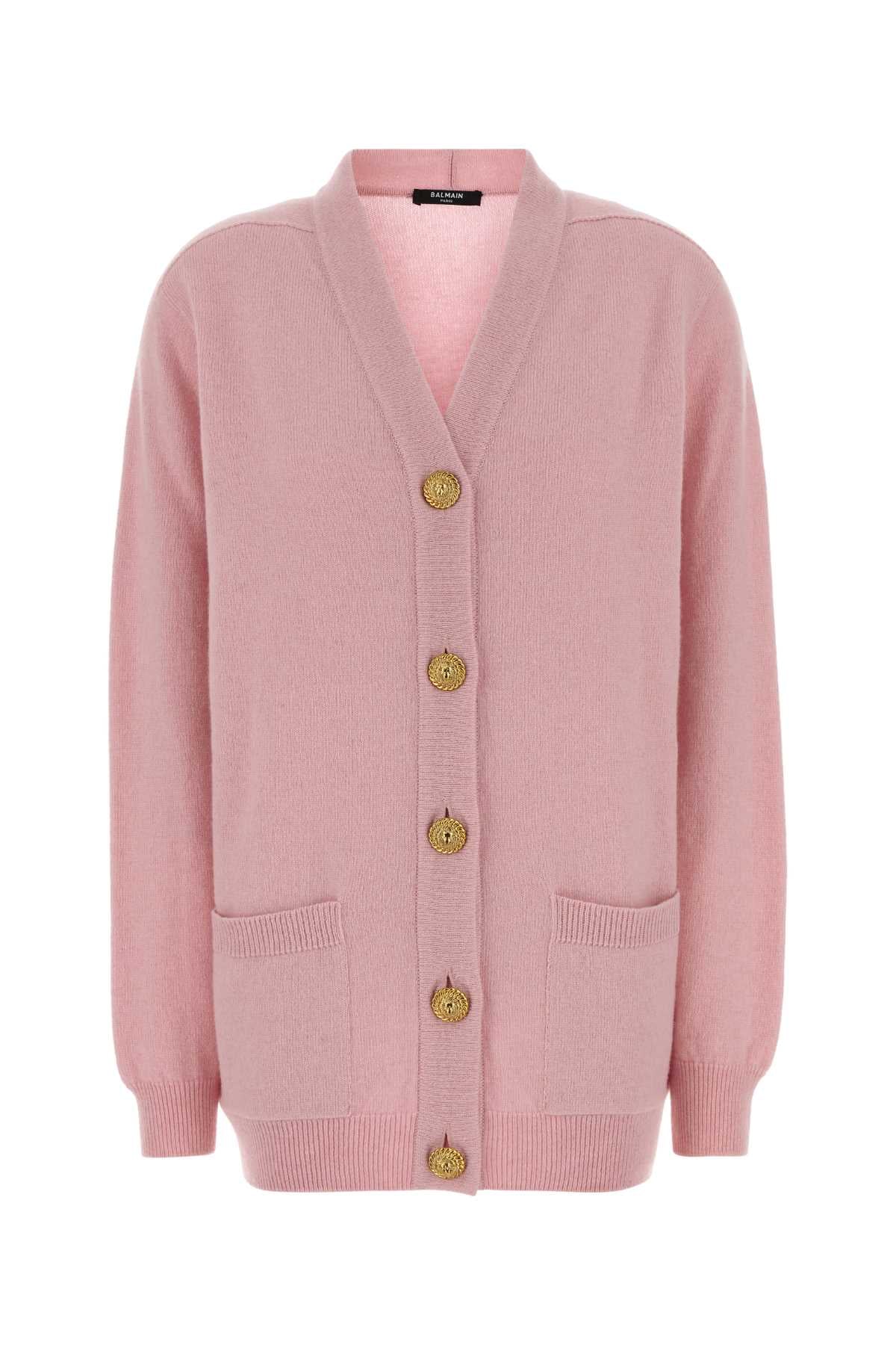 Loose Cardigan — Pink