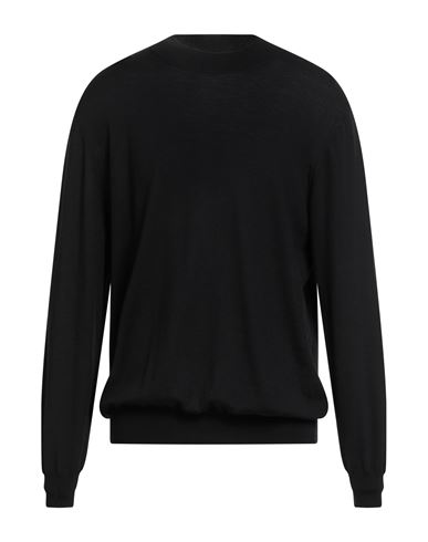 Per Anteprima Man Sweater Black Size 48 Virgin Wool