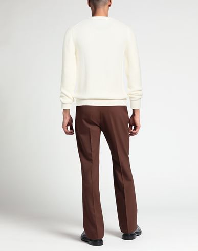 Man Sweater Off white Size M Cotton, Polyacrylic