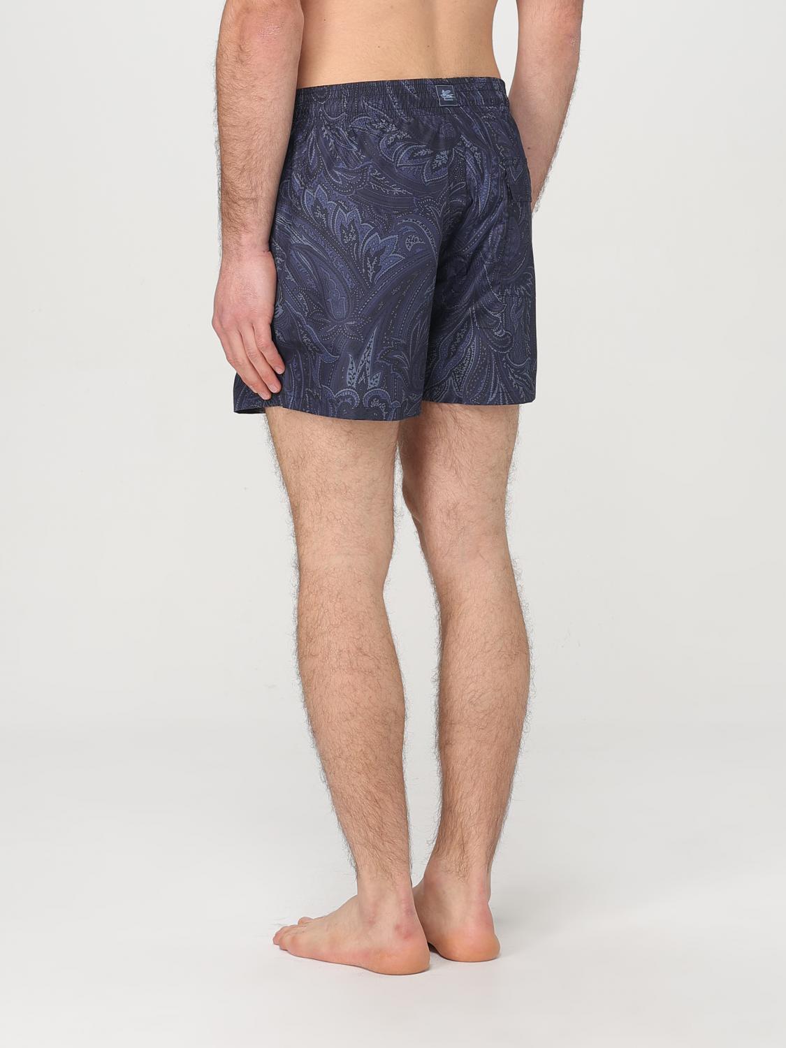 Paisley-print swim shorts - Blue