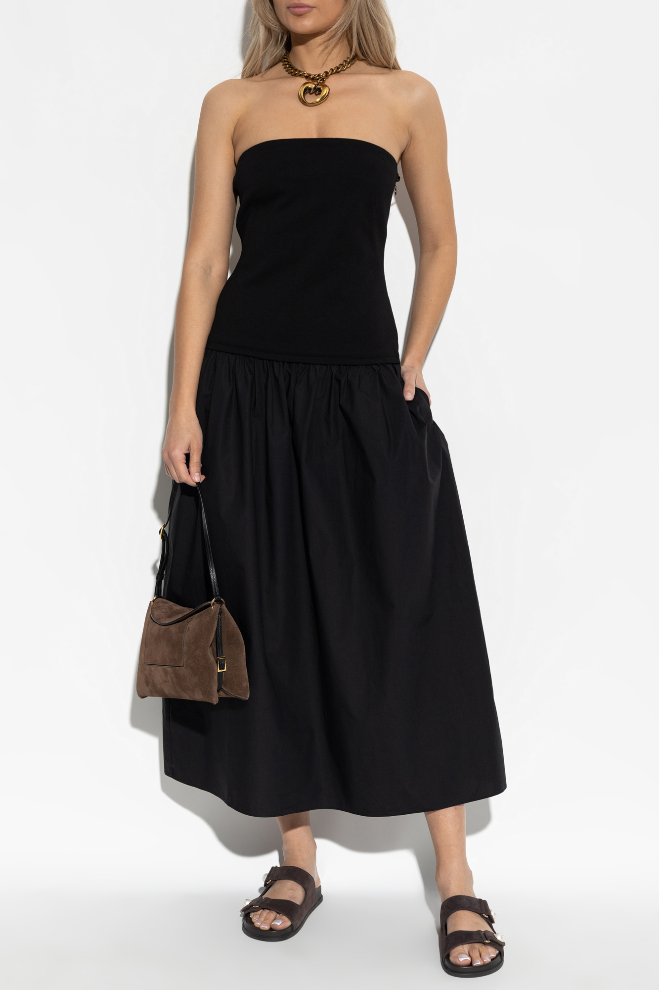 Off-shoulder Dress, Women's, Black