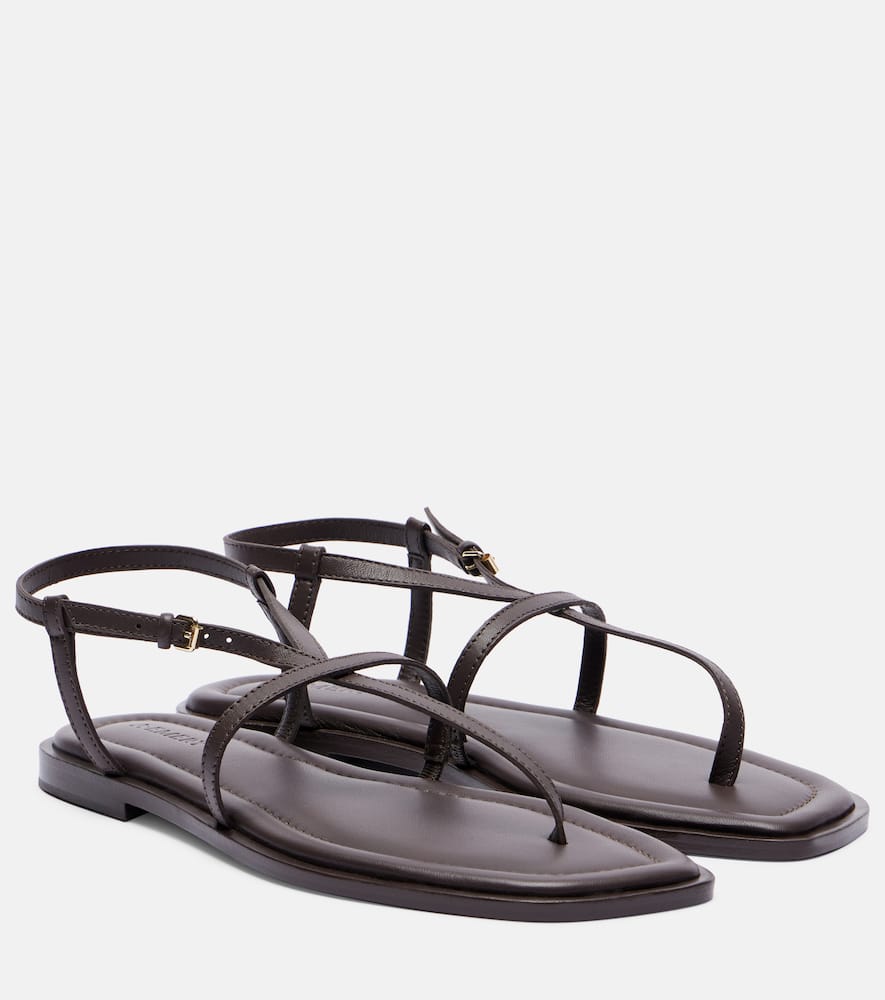 A. Emery Remly leather sandals