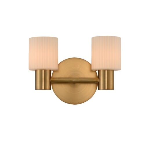 Harlowe 2-Light 11" Bathroom Vanity Light in Winter Bra