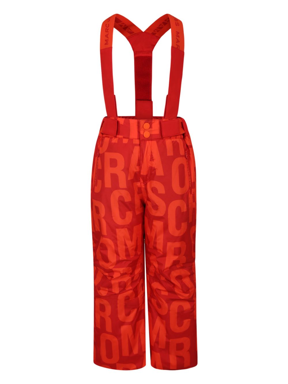 Logo-print ski trousers - Red