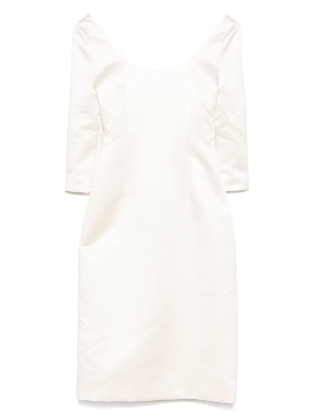 Long sleeve dress - White