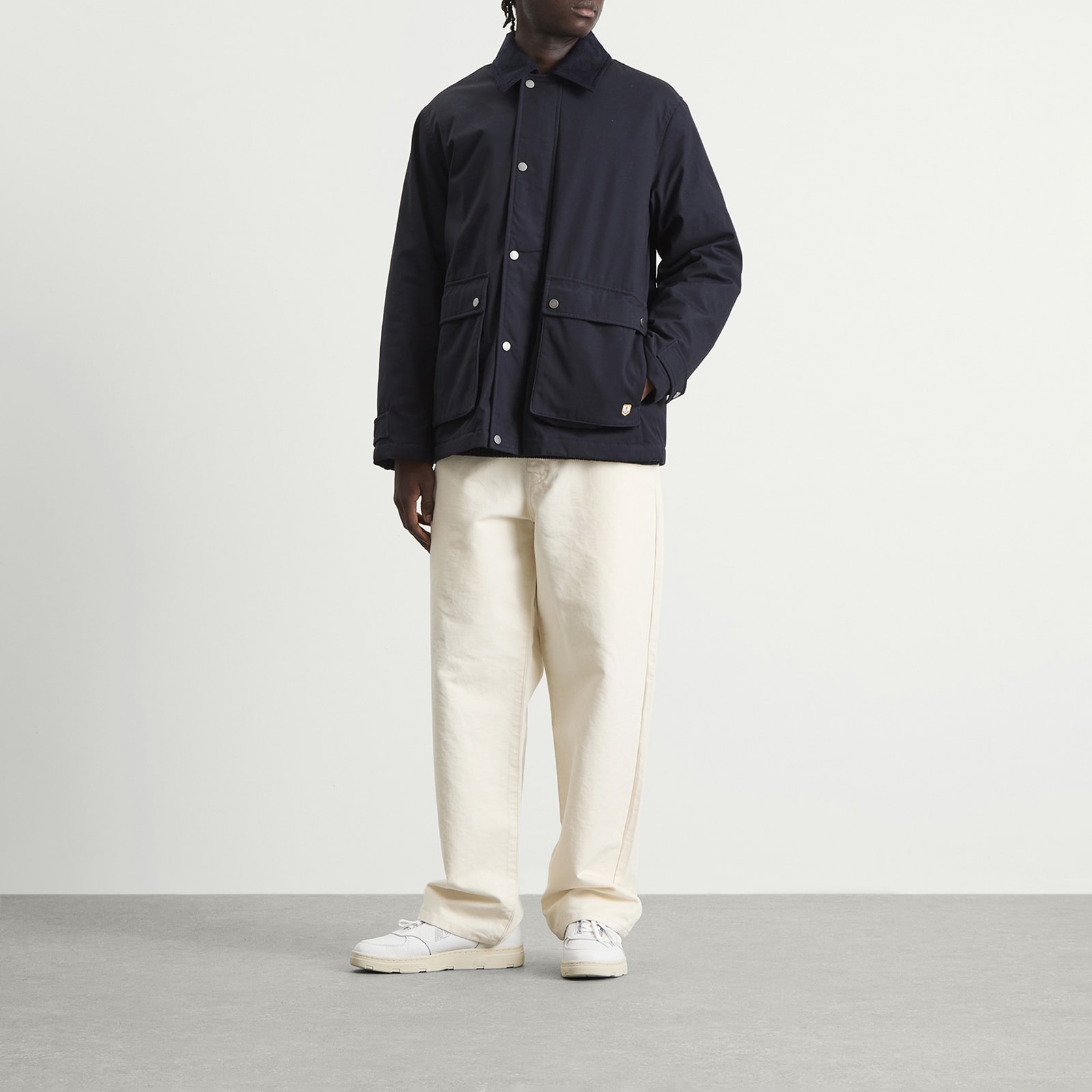 Men's Quilted Work Jacket Rich Navy