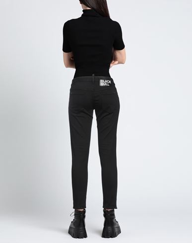 Woman Denim cropped Black