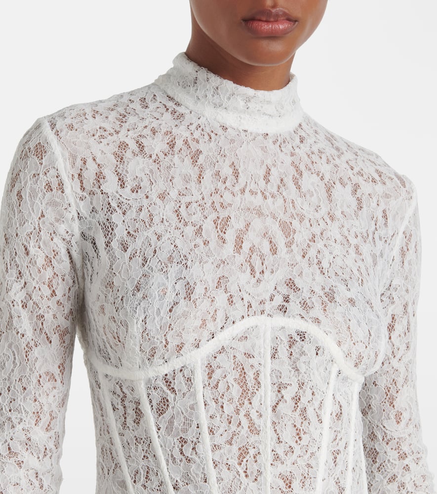 Isadora lace corset gown