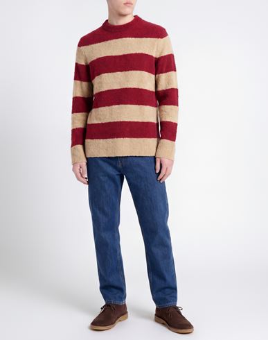 Man Sweater Garnet Size 42 Wool, Acrylic