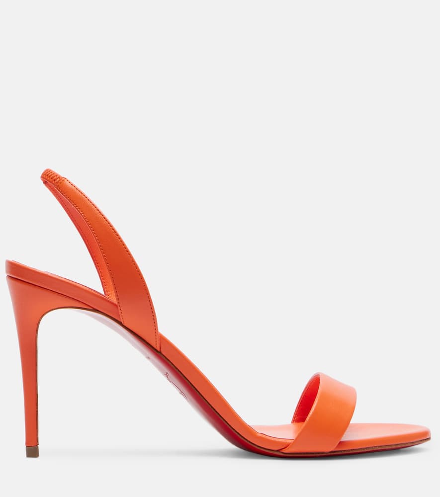 O Marylin 85 leather slingback sandals