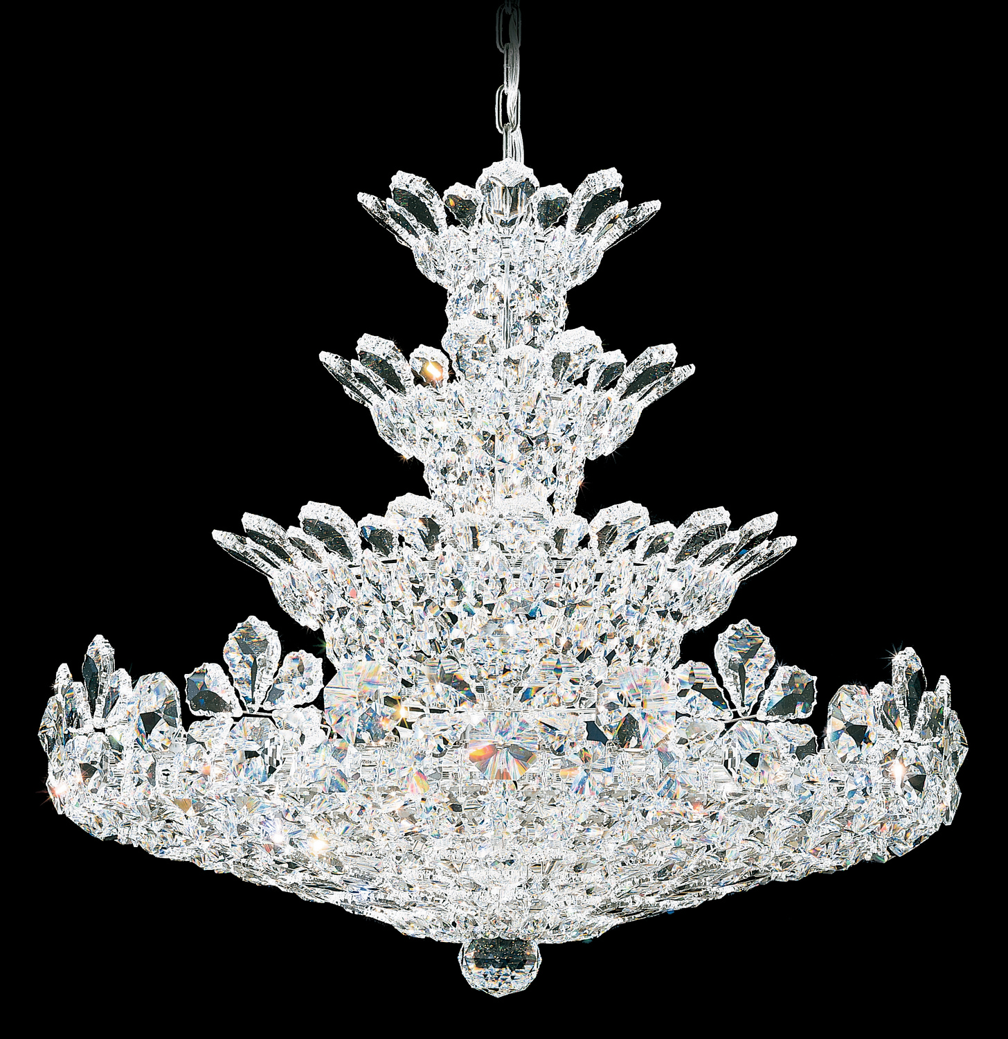 Trilliane 10-Light Chandelier in Stainless Stee