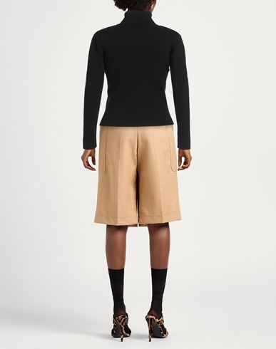 Patou Woman Turtleneck Black Size M Merino Wool, Polyamide, Elastane