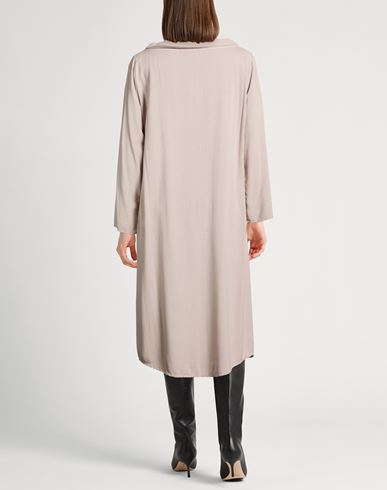 Woman Midi dress Light grey Size S Viscose