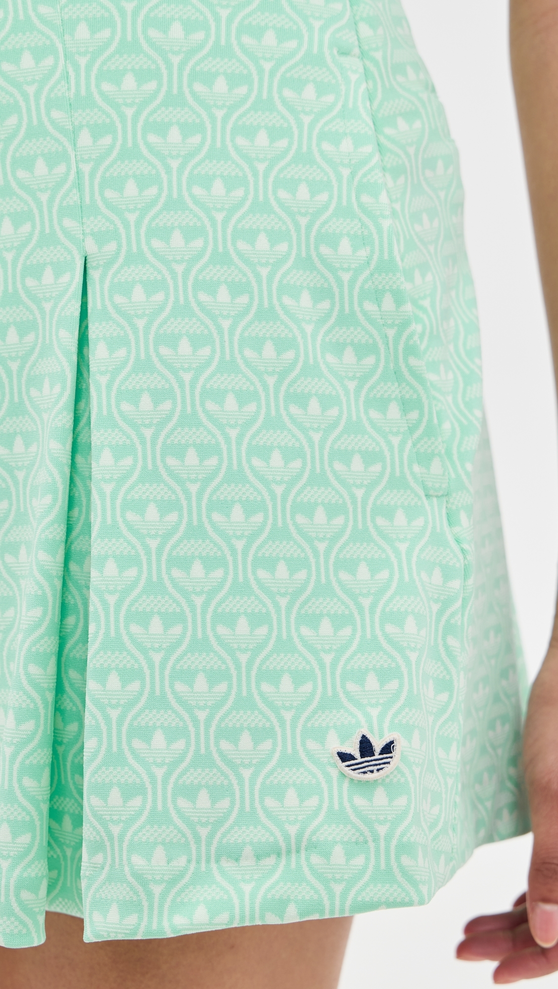 Originals All Over Skort Clear Mint/Chalk White