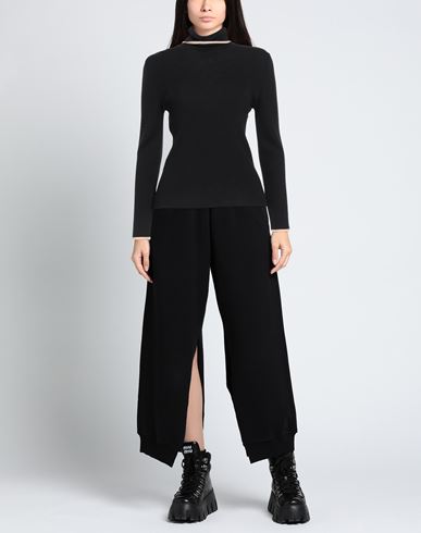 Woman Turtleneck Black Size 10 Virgin Wool