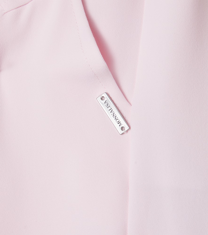 Logo wide-leg pants