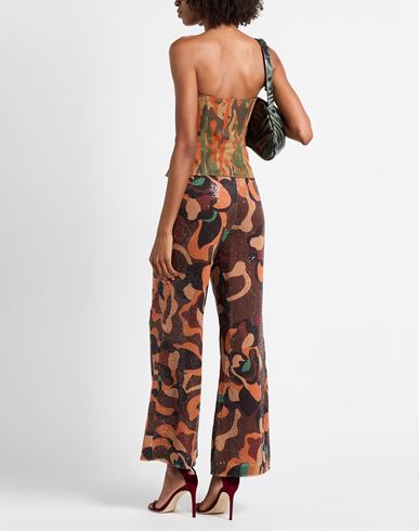 Malìparmi Woman Pants Brown Size 6 Polyester