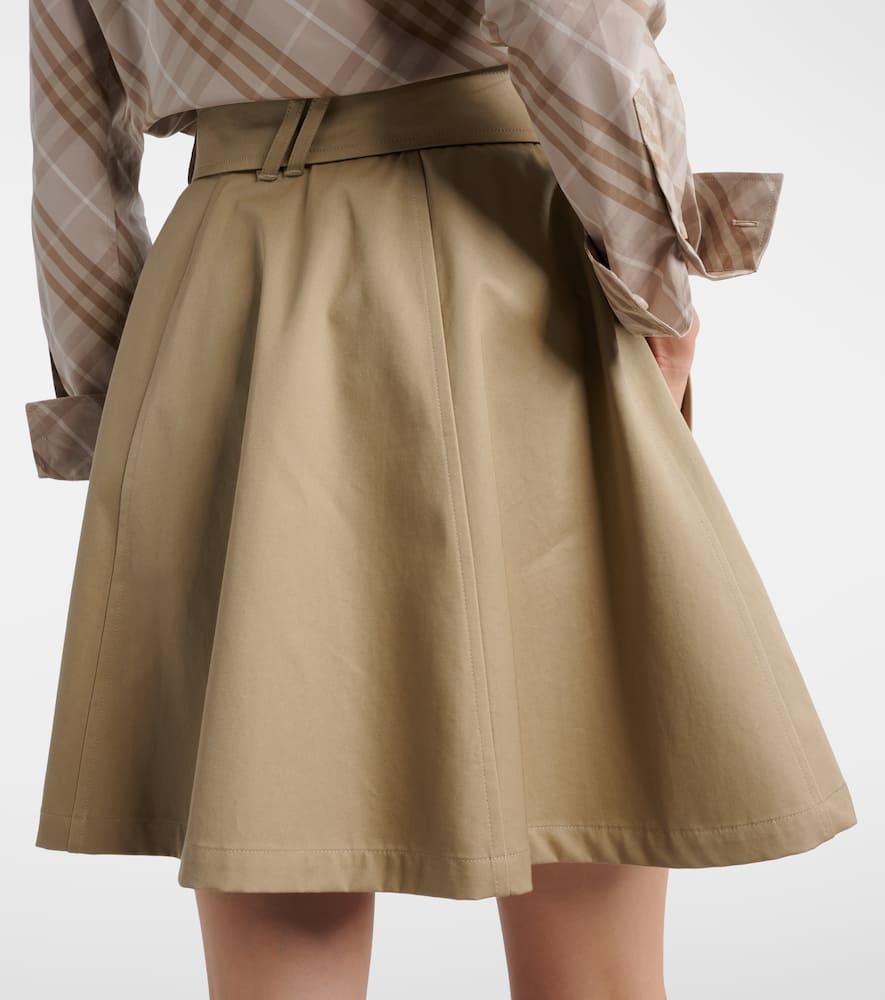 Cotton wrap skirt
